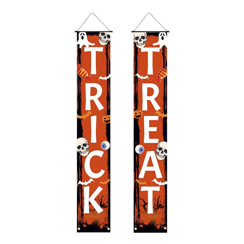 2026 Halloween Porch Banner: 30x180cm Festival Decoration