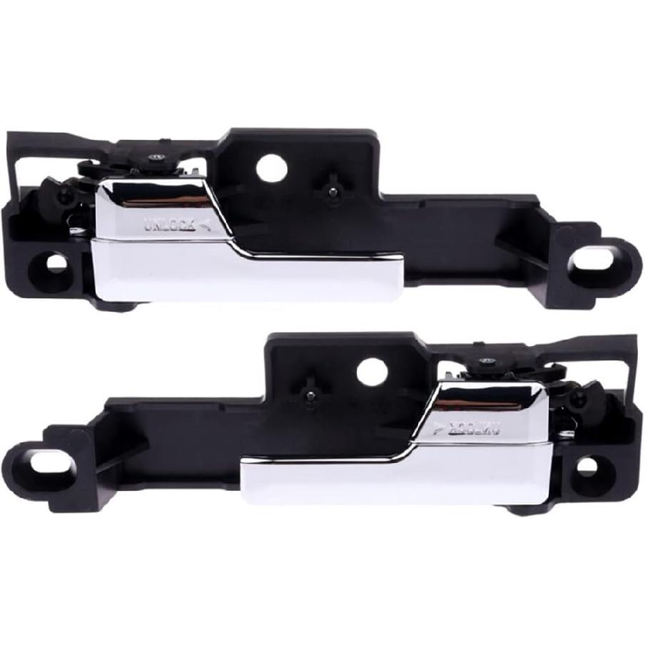 

ECCPP Interior Chrome Door Handle Set Front Front Driver Passenger Replacement for 2006-2012 for Ford for Fusion | Replaces