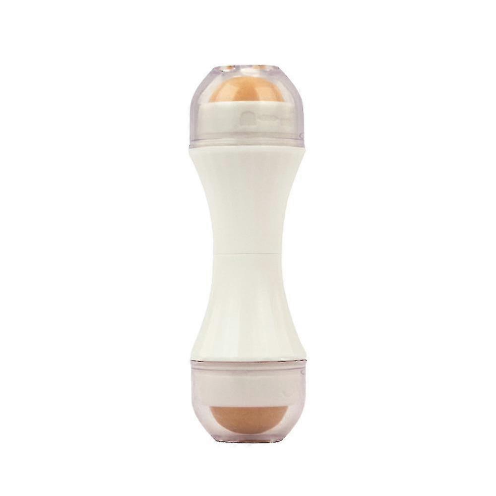 Mini Doppel tragbare Vulkanstein Öl Absaugkugeln Gesichtsreinigung Öl Roller_as