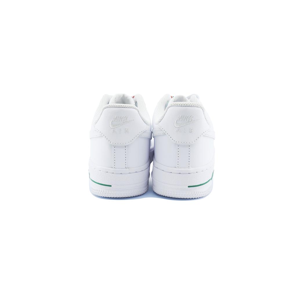 Nike Air Force 1 Floral Slip Resistant Abrasion Resistant Low top Skateboard Shoes Unisex White CW2288-111(Team448-)