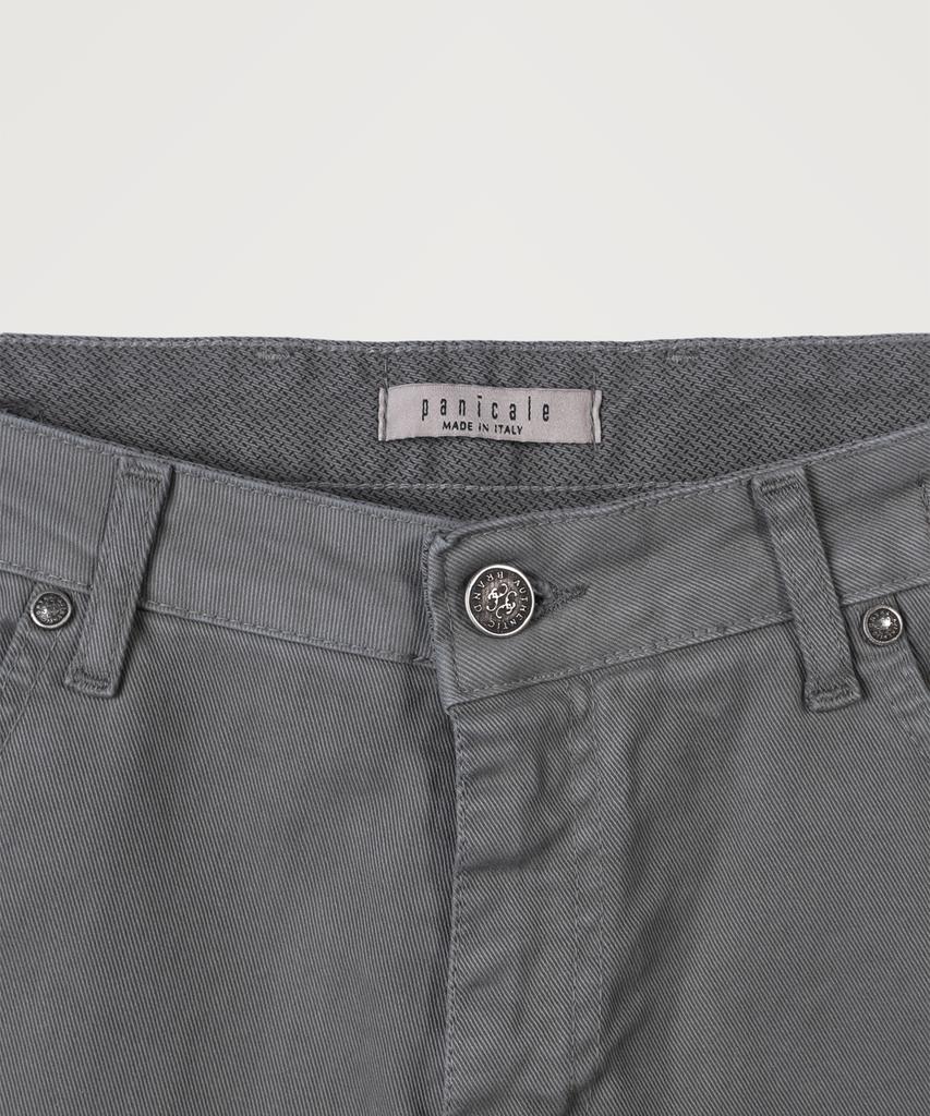 PANICALE Slim Fit Twill Chino Pants [Gray]