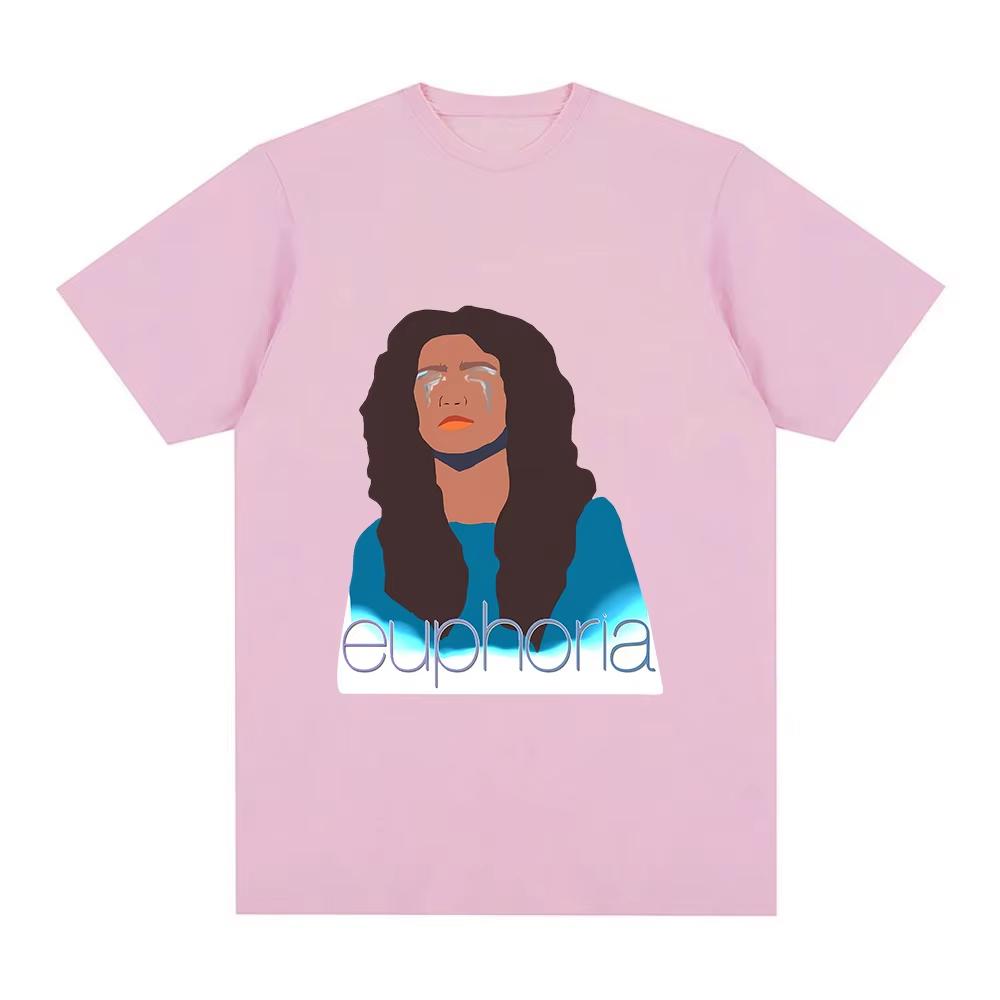 

Euphoria Season TShirt Ropa De Mujer Casual Oneck Tee WomenUnisex Summer pure Cotton Camisetas Fashion Unisex Cartoon Print Top S