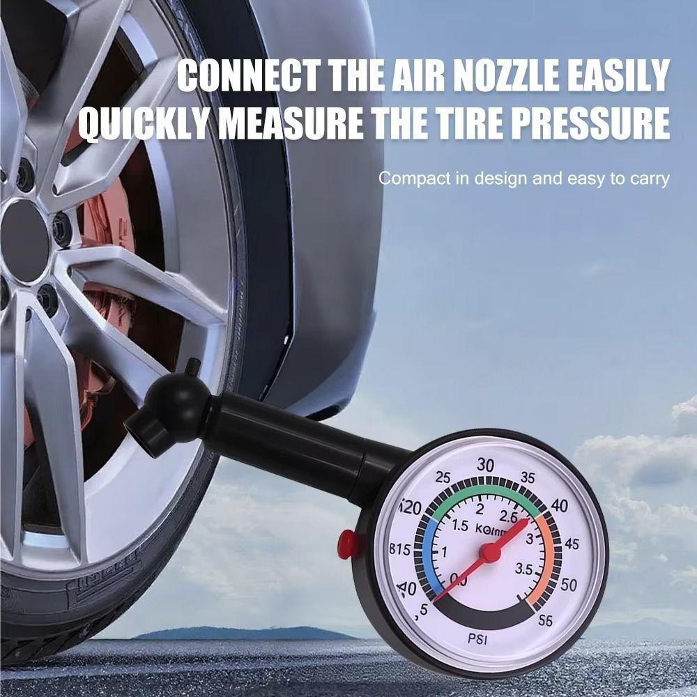 Pointer Design Tire Pressure Gauge Analog Gauge Auto Tire Inflation  Vehicle Tire Monitoring