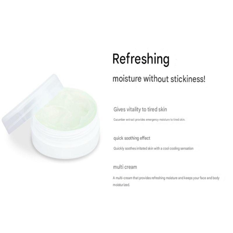 Deoproce Natural Skin Krem odżywczy z ogórkiem 100g