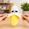 Interactive Banana Keychain Musical Plush Toy, Fruit Sensing Metronome with Sounds, Cute Accessory Sound Toy for Kids, Motion Sensor Keyring Gift Soft