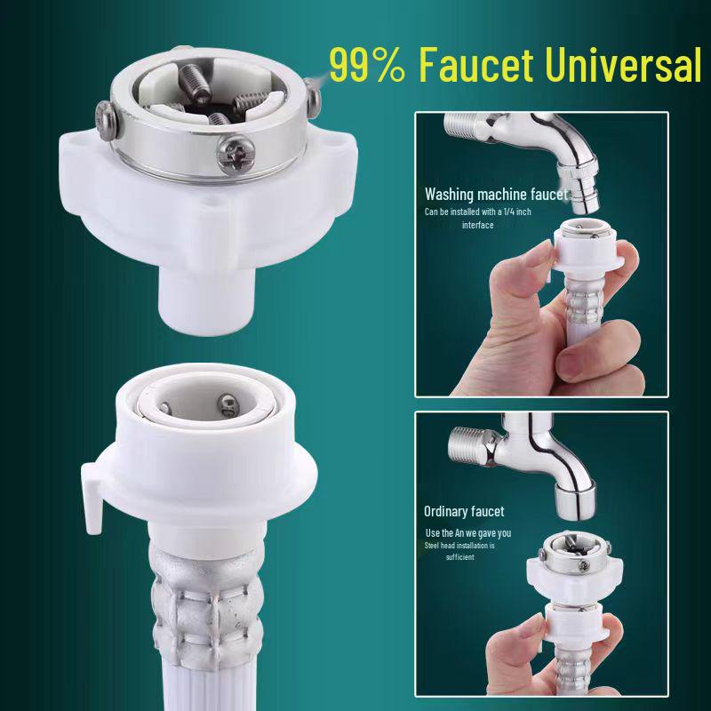 Waschmaschinen-Zulaufschlauch - 1,5 m, 2 m, 3 m, 4 m, 5 m Längen verfügbar