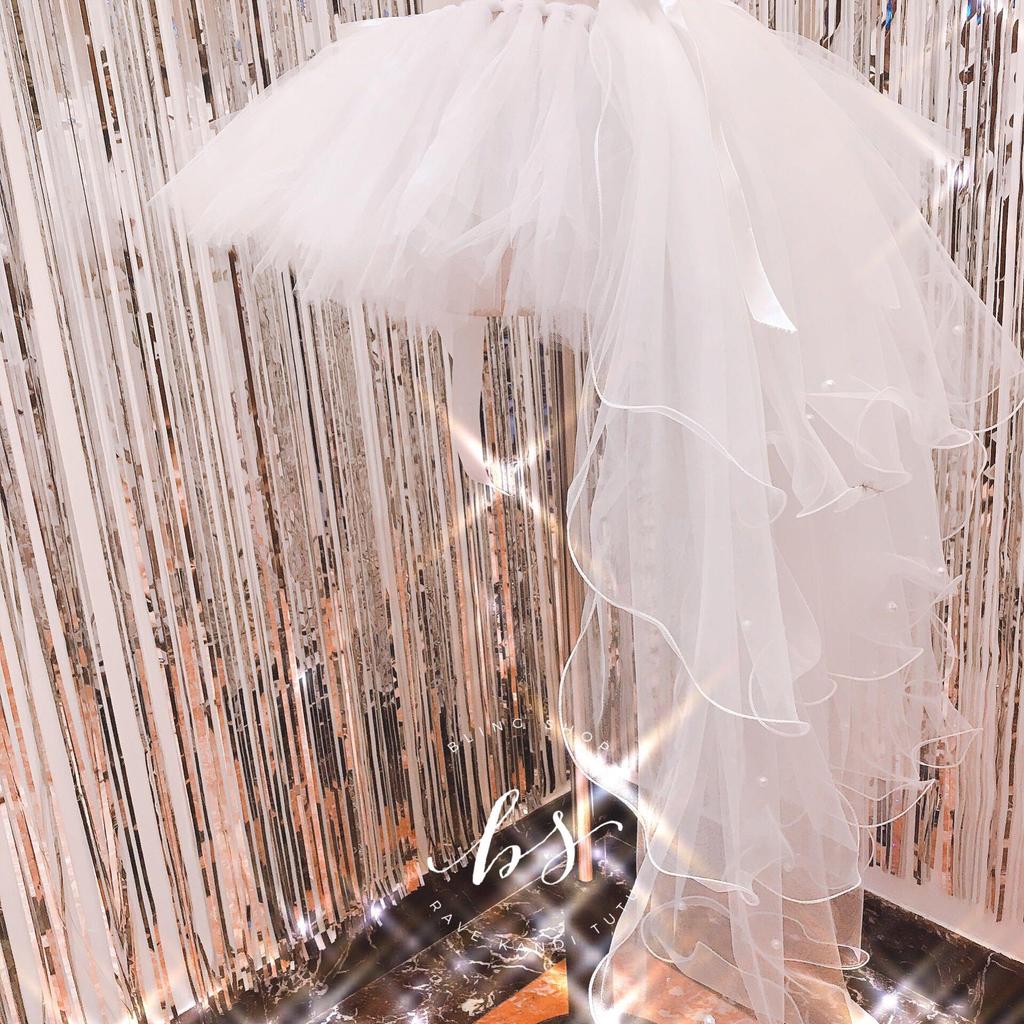 EDM Disco LED Light-Up Glowing Tutu Skirt with Sequins