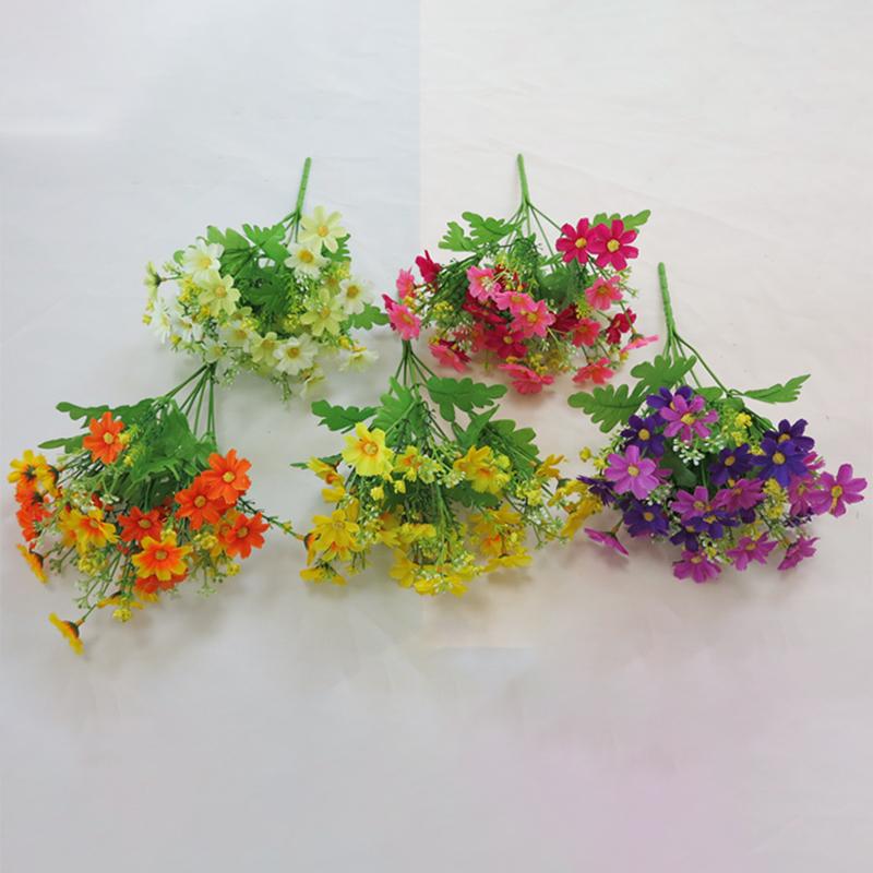 Chrysanthemum Artificial Flowers 28 Heads Daisy Bouquet Party Decor Home