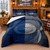 Printed 3Pcs Bedding Set Brighton & Hove Albion Football Pattern Bed Sheet Pillowcase For Bedroom Decor