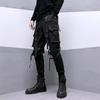 Nova moda masculina calças cargo hip hop primavera bolso harajuku moda calças cargo