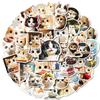 10/30/50PCS Kawaii Oil Painting Cat Sticky PVC Sticker Aesthetic DIY Decoration Scrapbooking Hand Accounting Supplies for Kids