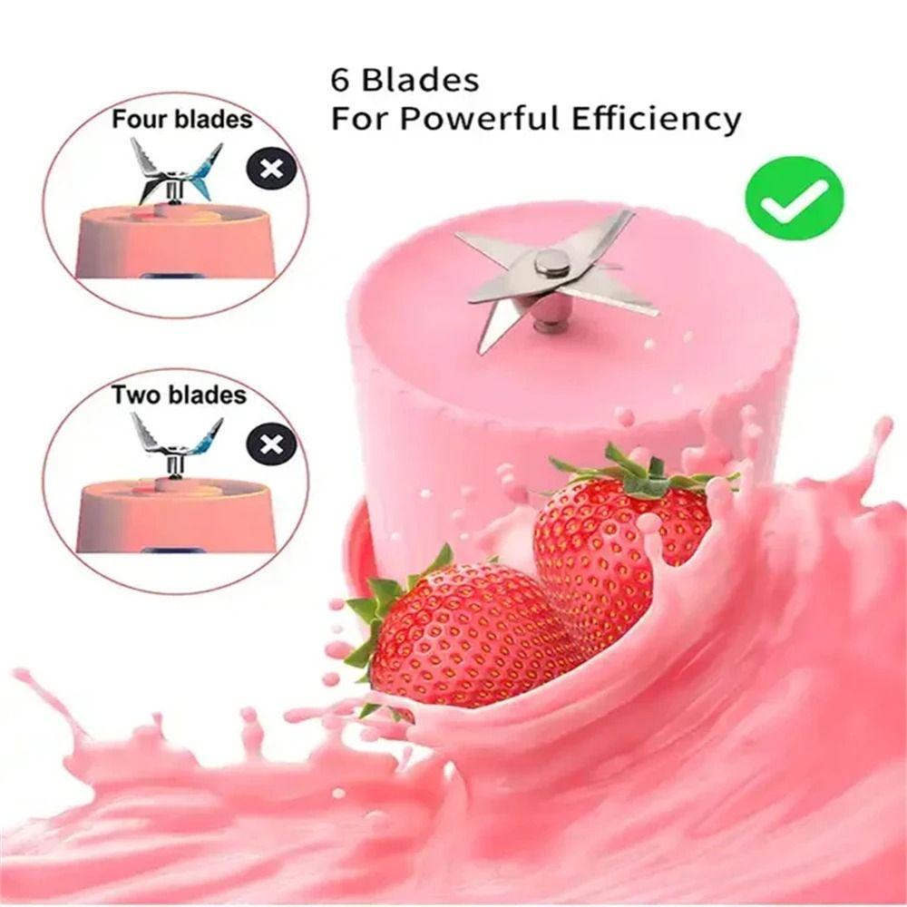 Rechargeable Electric Juicer 420ML Smoothie Maker Practical Electric Fruit Blender  Milkshake