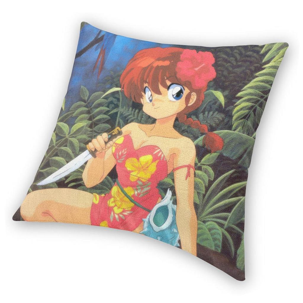 Ranma 1/2 Japanese Anime Pillowcase Soft Polyester Cushion Cover Decorative Throw Pillow Case Cover Home Dropshipping 40*40cm