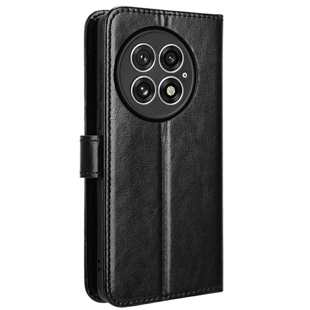 For OnePlus 13 Case Crazy Horse Texture PU Leather Phone Wallet Cover