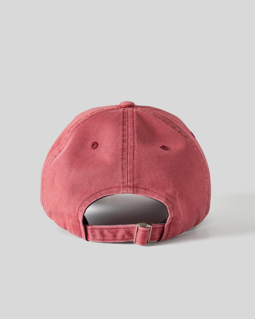 HUMAN N CAT Pound 2 Washed Vintage Ball Cap [Red]
