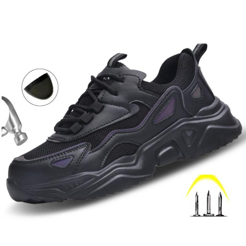 Men Women Safety Shoes Sneakers For Industrial Working Puncture Proof Work Boots Indestructible Steel Toe