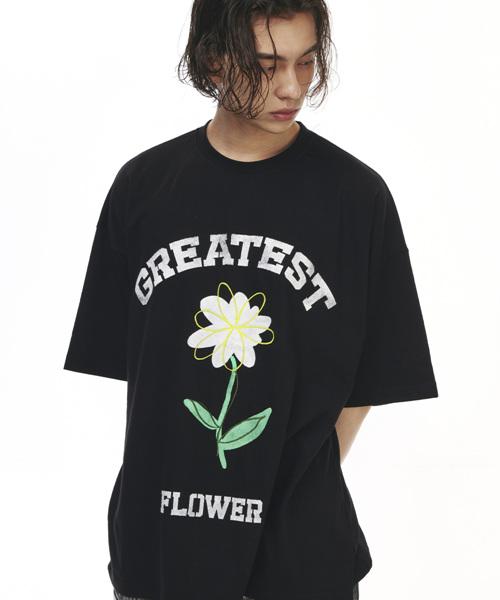 Greatest Flower Tee Black Free