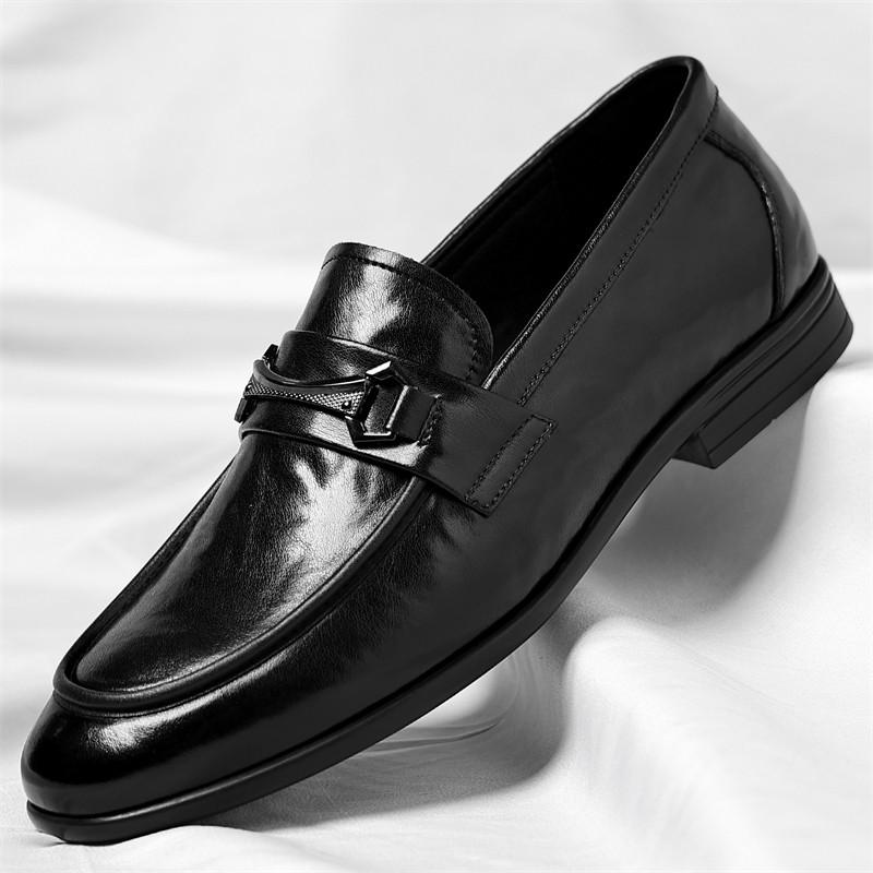 Fashion Male Outdoor Soft Sole Loafers Spring Autumn New Designer Leather Shoes for Men Fashion Casual Dress Shoes Classic Men's Flats