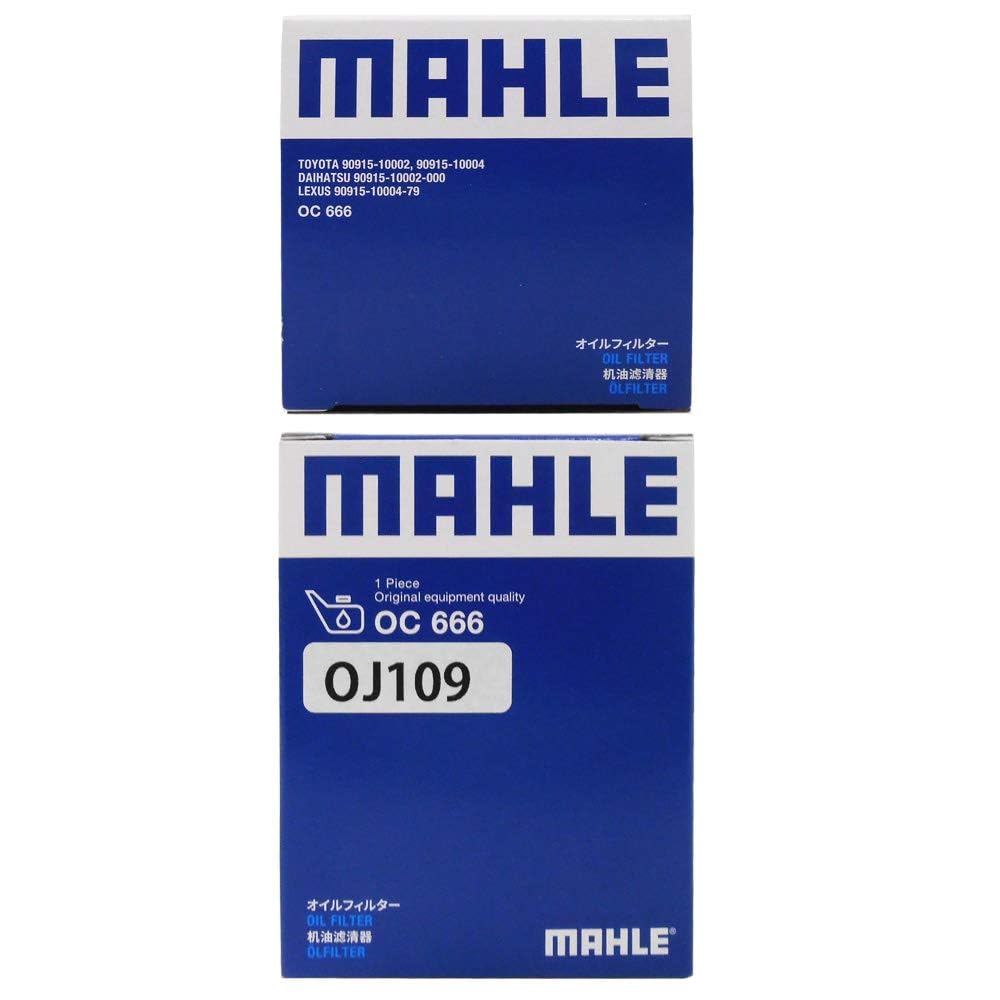 [Set of 3] MAHLE Mare Filter, Toyota Daihatsu MR2 RAV4 SAI Isis Avensis
