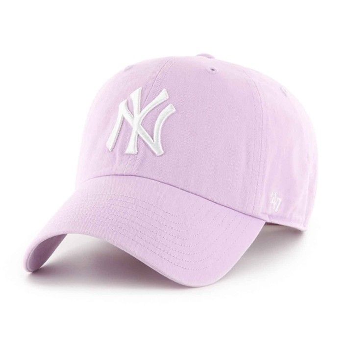 Casquette - 47 BRAND - CLEAN UP - Pourpre - 100% Coton - Décontractée Pour Fans Yankees