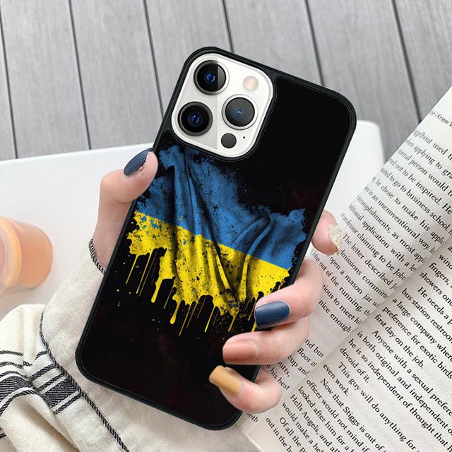 U-kraine Flag Phone Case For iPhone 17 Air 16 16e 15 14 Plus 11 12 13 Pro Max Soft Bumper Shell Cover Coque