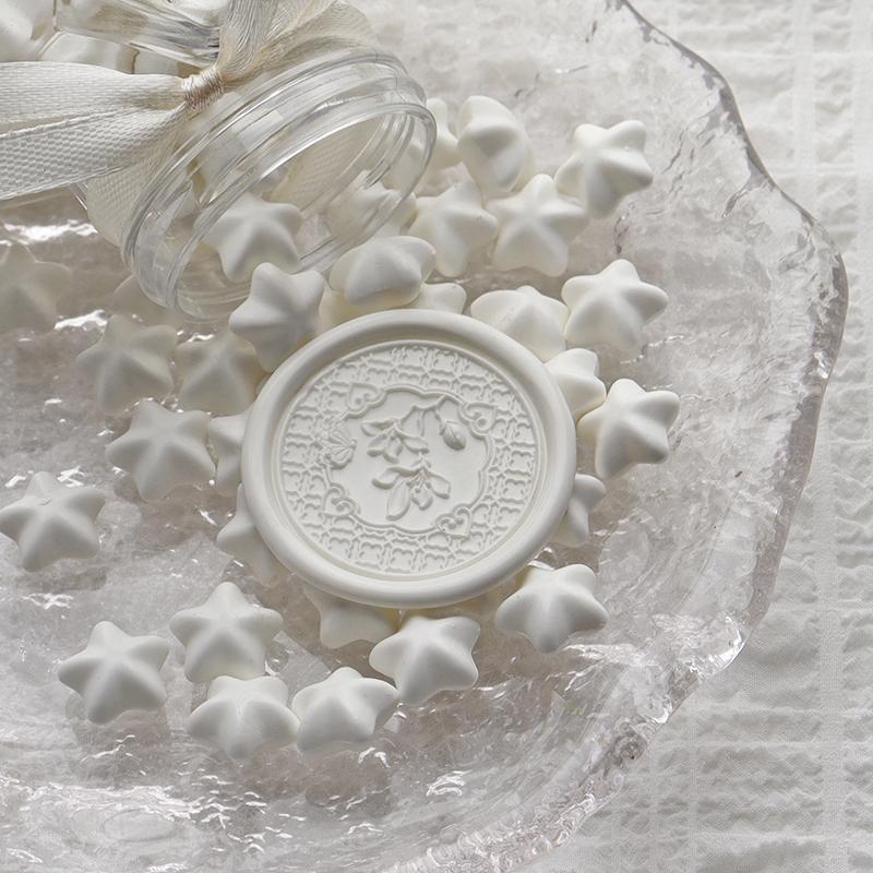 

150 Capsules in Bottle Five-pointed Pentagonal Lacquer Wax Grains Diy Envelope Sealing Hand Account Decorative Lacquer Seal