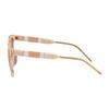 GUCCI Personality Comfortable & Stylish Shade Plate Frame Square Sunglasses Women's Beige