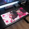 Podložka pod myš s potiskem Nezuko Kamado, protiskluzová, voděodolná, gumová podložka na stůl pro hraní, kancelář, notebook, domácí dekorace, dárek