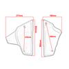 For Honda 1999-2008 VLX 600 VT 600 C CD Shadow Steed VT400 Left Right Battery Side Fairing Guard Motorcycle Chrome ABS Cover