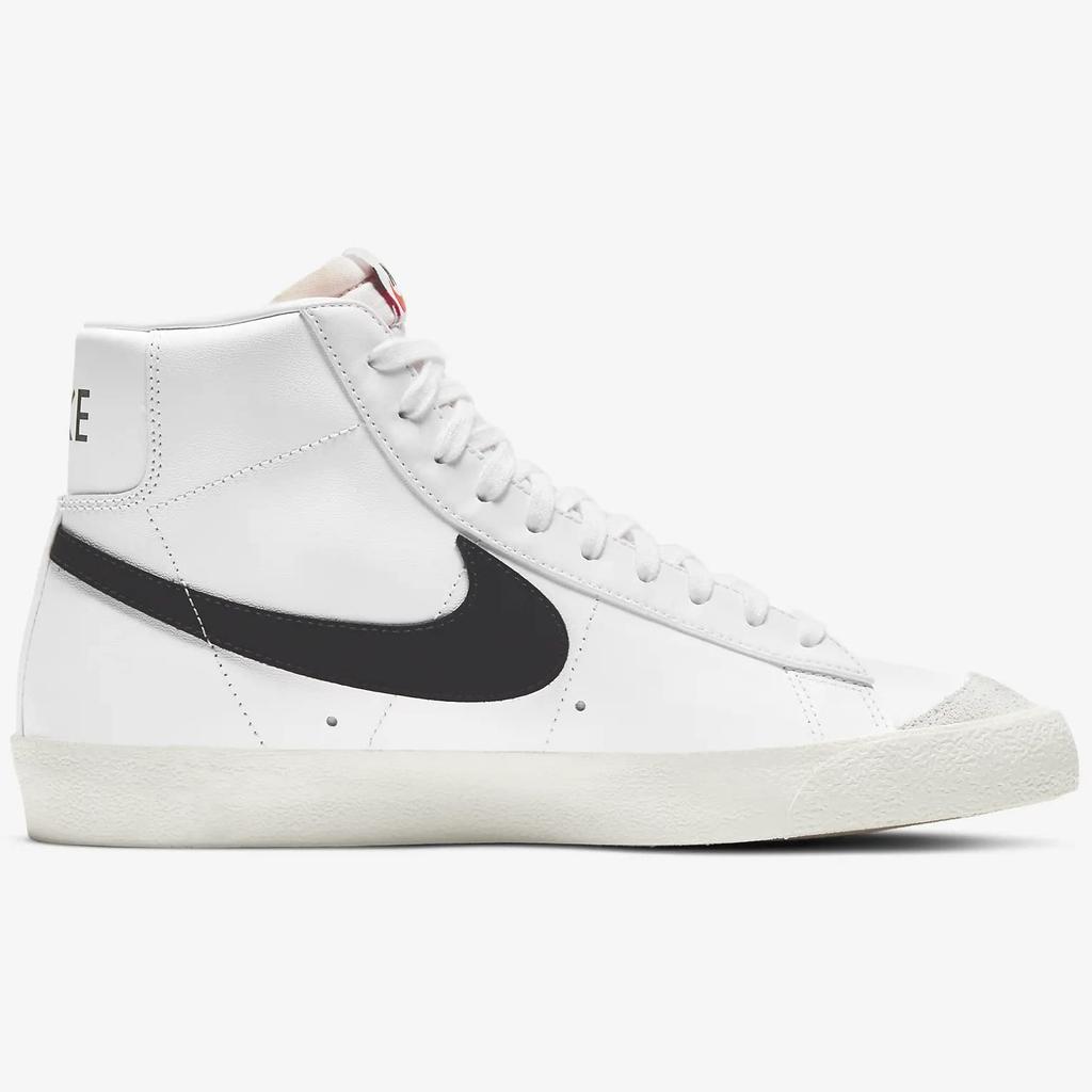 NIKE Blazer Mid '77 VNTG White/Black Retro Basketball Sneakers 30.0cm BQ6806-100