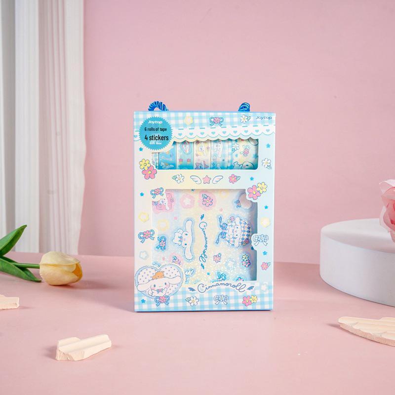 Sanrio Kuromi & My Melody Sticker Tape Stationery Gift Box Set