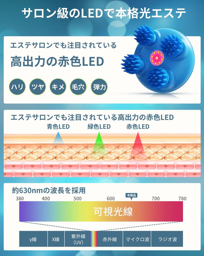 Electric Scalp Brush with IP67 Dustproof and Waterproof Based on Skin Care Cordless Scalp Care for the Whole 4 Interchangeable Attachments Perfect for