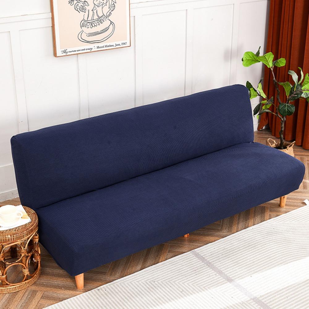 Thick Full Cover Sofa Slipcover Stretch Universal Sofa Protector Easy No Armrest Fabric Couch Cover