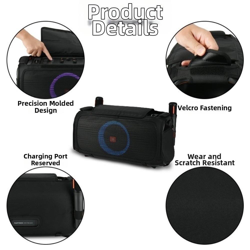 Outdoor Speaker Cover Carrying Cover Case for JBL PartyBox On-The-Go Speaker Accessory