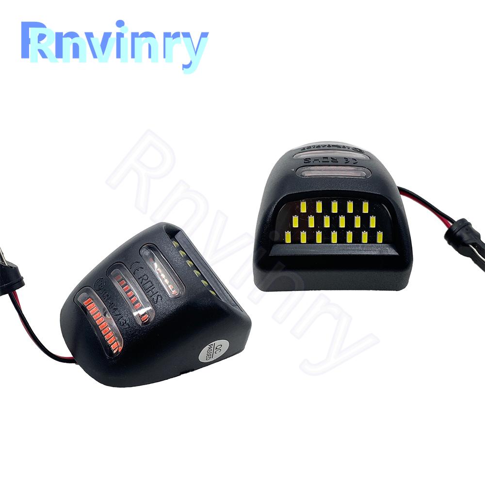 

2 шт. Белый+Красный Светодиодный Фонарь Подсветки Номерного Знака Для Chevrolet Suburban Silverado GMC 1500 2500 3500 Cadillac