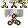 Colorful Plastic Fidget Spinner Kids Toy Yellow Cartoon Illustration