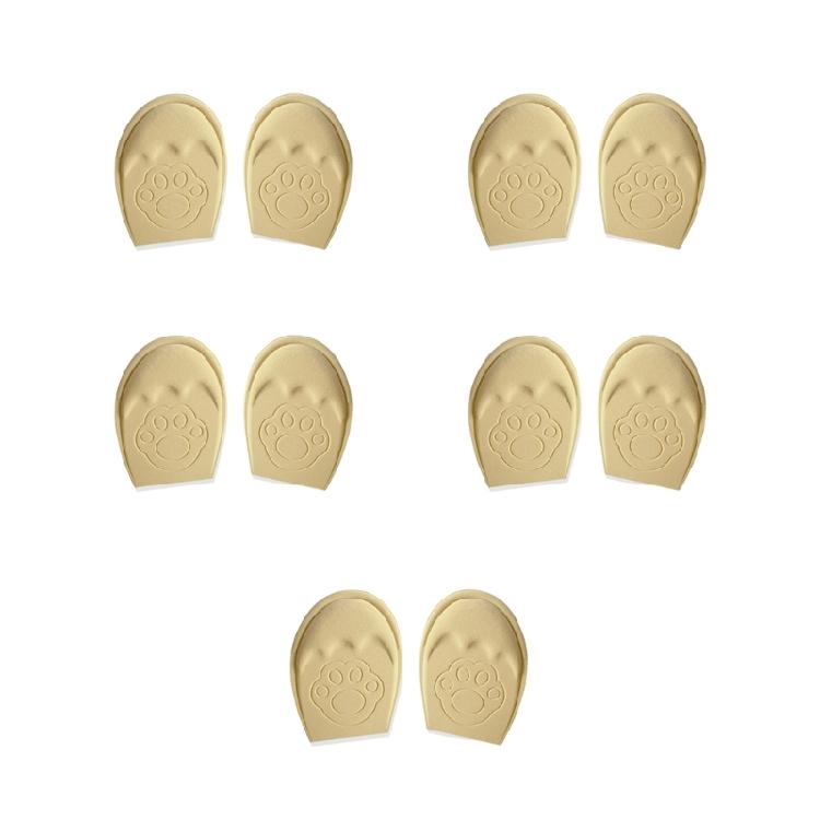 10Pcs High Heel Protectors Pads Soft Sponge Forefoot Cushion Anti Blister Adhesive Shoe Inserts For Women Dress Shoe