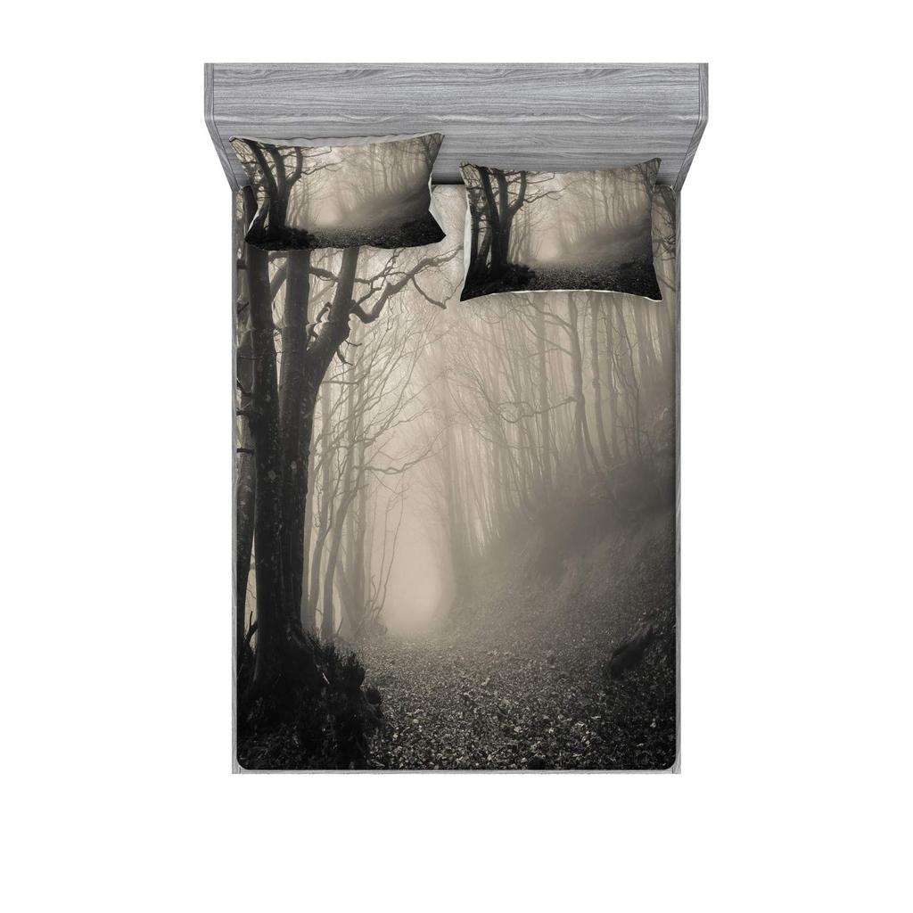 Halloween King Queen Duvet Cover Horror Blood Hand Bedding Set For Teens Scary Red Blood Stains 2/3pcs Polyester Quilt Cover