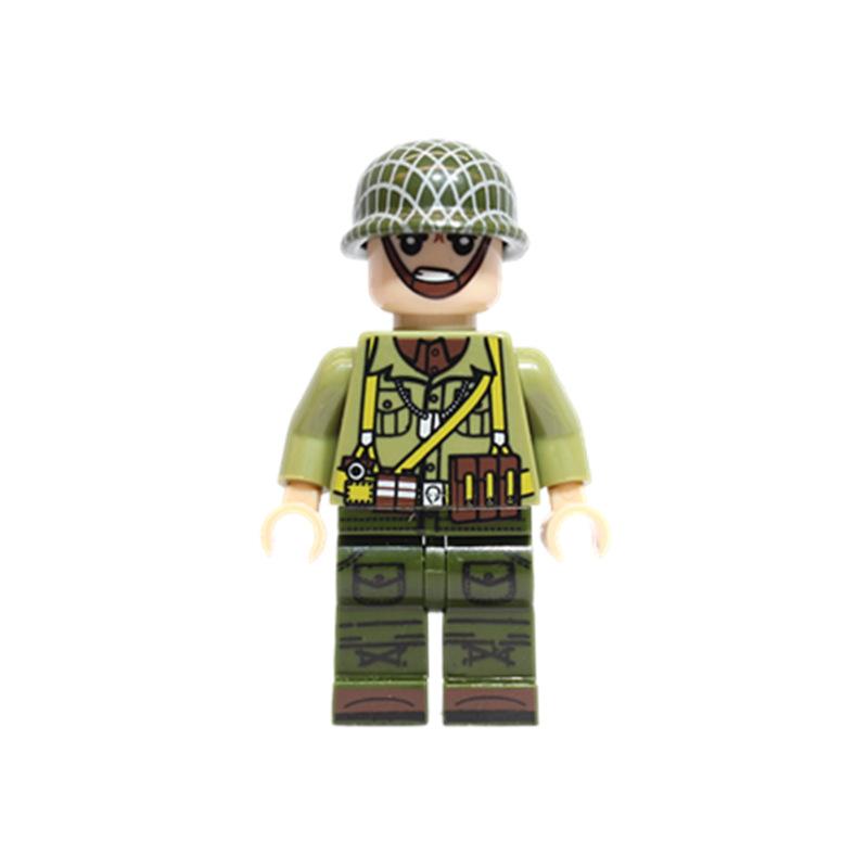 Militärische Soldaten des 2. Weltkriegs, Minifiguren, verschiedene Länder, Bausteinziegel, Weihnachts- und Geburtstagsgeschenk für Jungen und Kinder