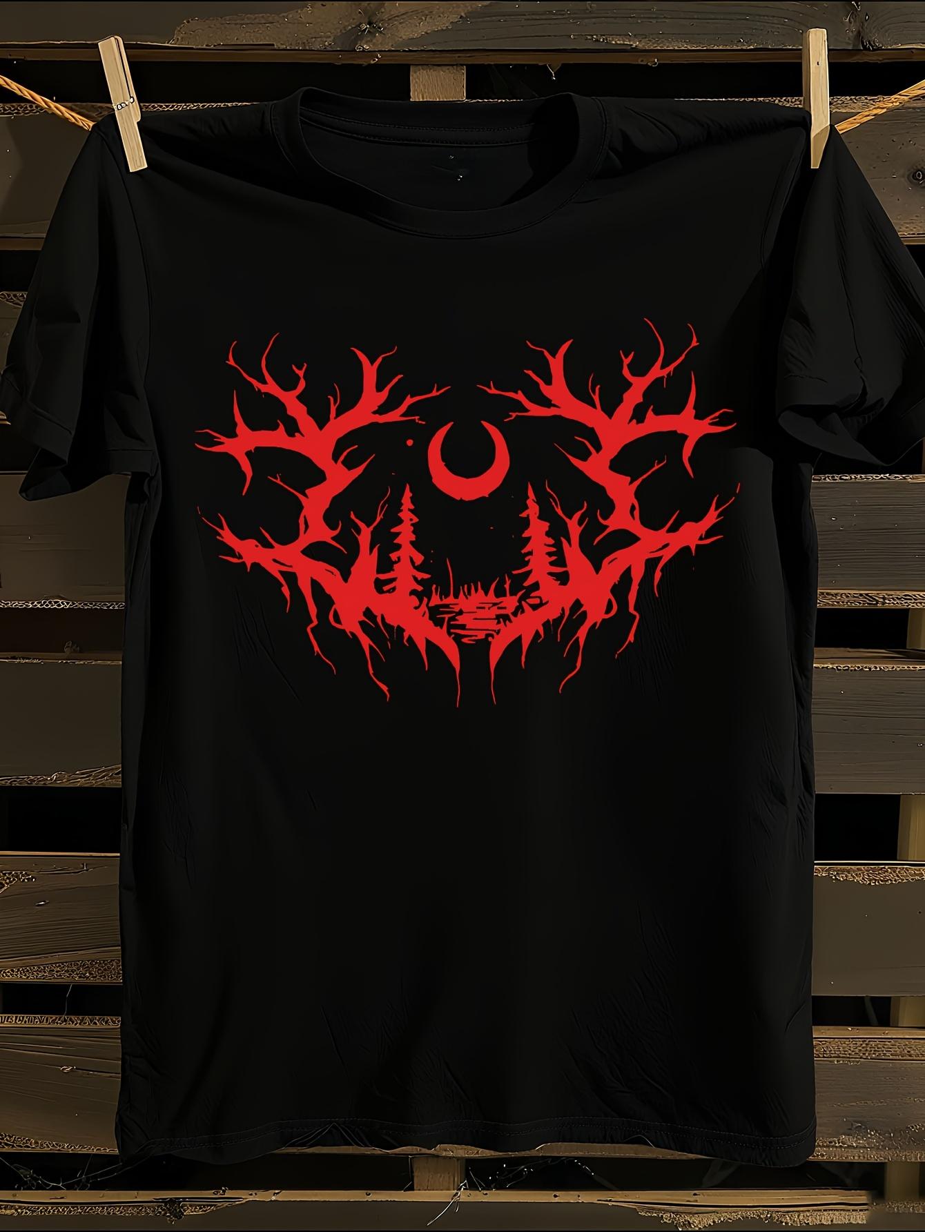 Lorna Shore Gothic Lettering Red Graphic Tshirt M
