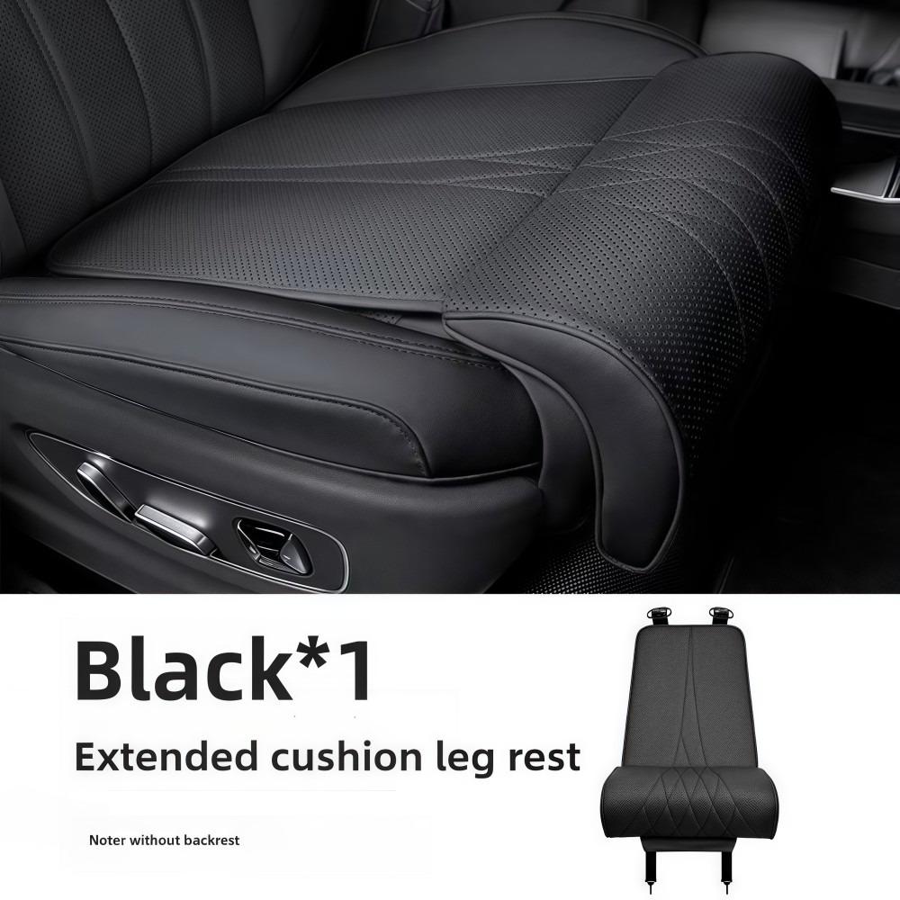Supporto per gambe in pelle per sedile auto Universale Cuscino per sedile Estensione sedile Cuscino per gambe Per lunghi viaggi