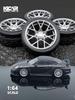 Kicarmod 1/64 Resin Wheels With Rubber Tires For Diecast Model German Sports Car Parts Racingtoy 4Pcs Sets