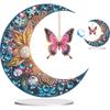Acryl 2D Flachdruck DIY Diamantmalerei Desktop Ornamente Set 5D Diamantkunst Tischdekorationen Schlafzimmer Tischdekoration