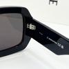 LW40064U Unisex Fashion Square Frame Sunglasses for Vacation and Party