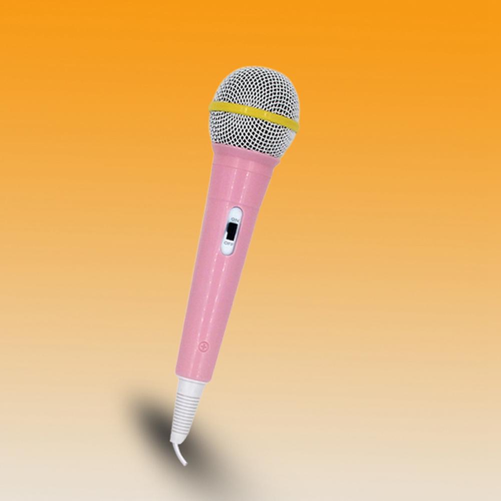 Kinder kabelgebundenes Mikrofon Mikrofon Karaoke Singen Kind Lustiges Geschenk Musik Spielzeug Rosa