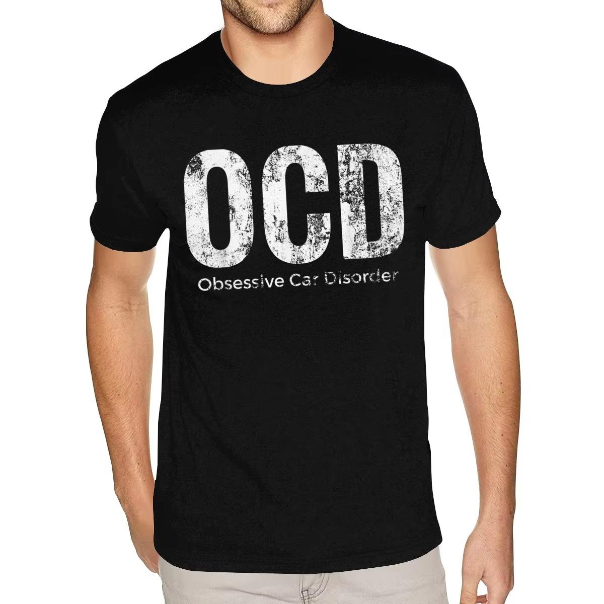 

Vintage Graphic Funny Car Guy Gift OCD Obsessive Car Disorder Vintage T Shirts Men s Custom Printed Short Sleeves T Shirt 4XL