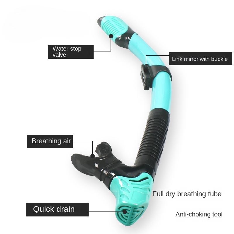 Myopické plavecké brýle pro dospělé Maska na potápění proti zamlžování se suchým šnorchlem Celoobličejová sada potápěčské a šnorchlovací masky