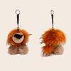Plush Lion Pendant Bag Decoration Cartoon Animal Doll Keychain Holiday Gift