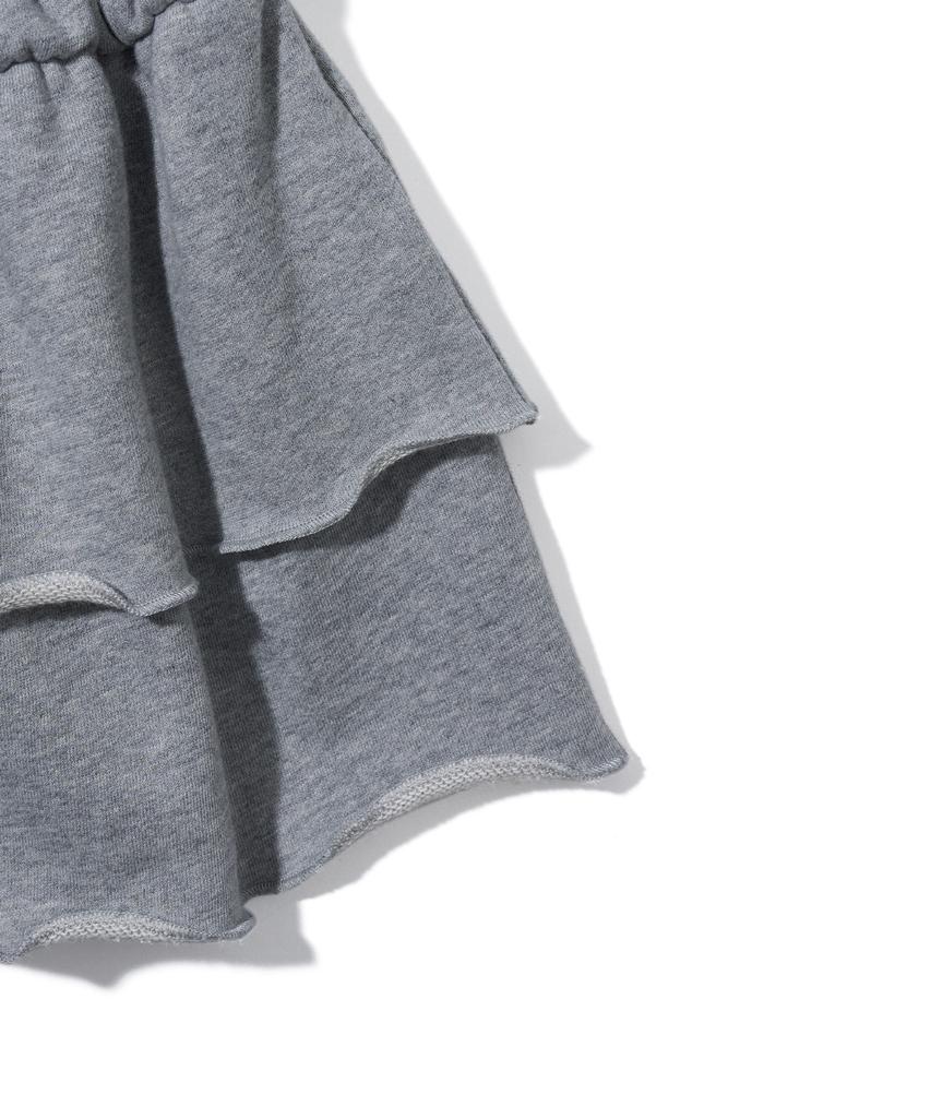 YOUHEE Cancan Jersey Skirt_Melange Gray