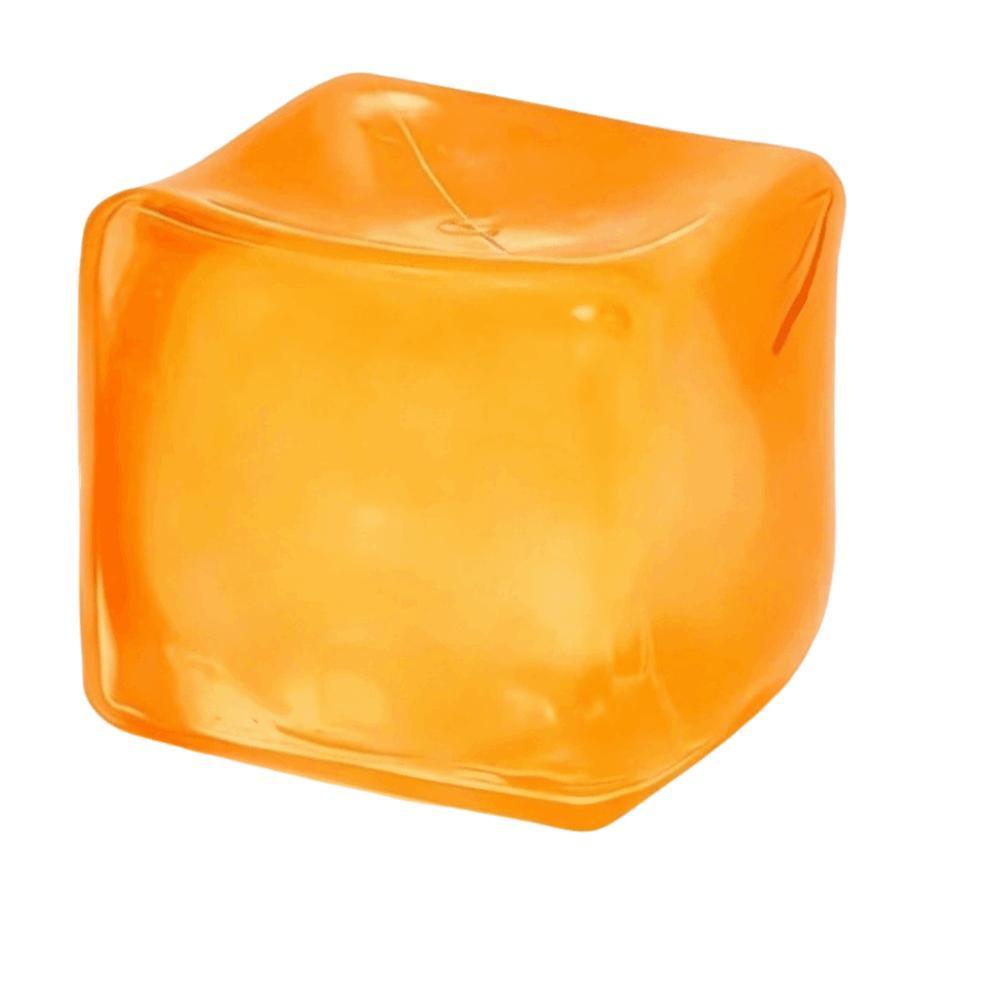 Non-Toxic Ice Cube Fidget Toy Soft Resilient Ice Cube Sensory Toy Cool Squeeze Cube Toy  Kids